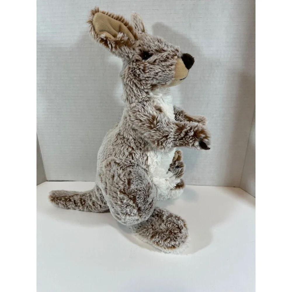 Fiesta Toys Kangaroo Plush Mother Baby Joey Stuffed Animal 14
